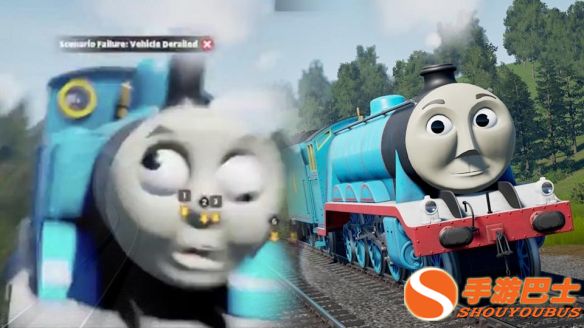 《托马斯和朋友》新作搞笑物理、表情崩坏BUG爆红