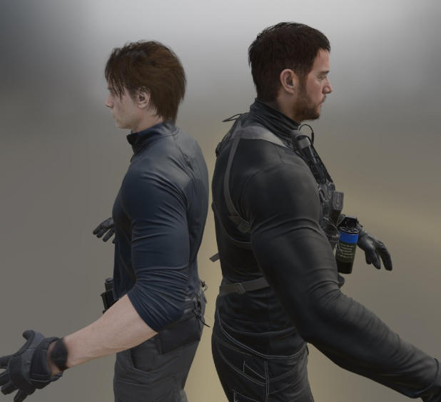 《生化危机》两大男神体型差异引热议 肌肉量夸张