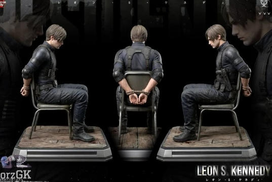 还有捆绑play！ 《生化危机：安魂曲》里昂裸体性感手办发布