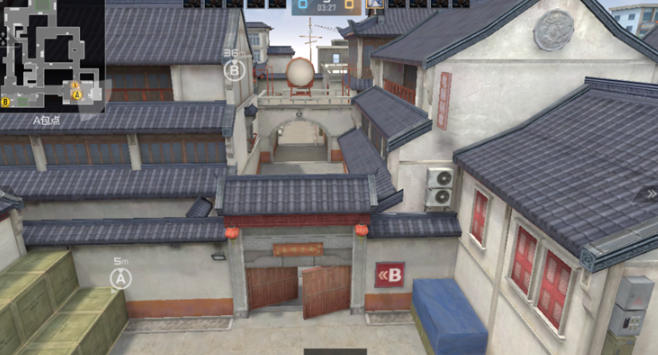 穿越火线枪战王者唐人街A包点详细解读，多种点位供你选择！